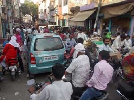 The traffic rules are broken daily