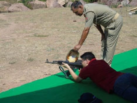 firing  test fo weapon licence