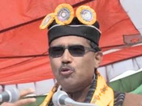 mla ravi thakur angry over construction of bridge.