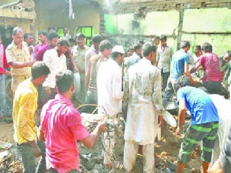 Four innocent children killed in the blast, including