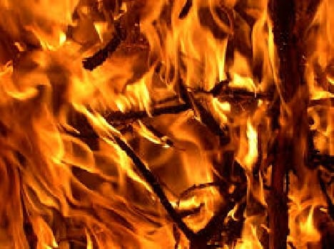 woman died due to burn