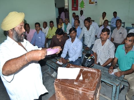 Polling officers have training