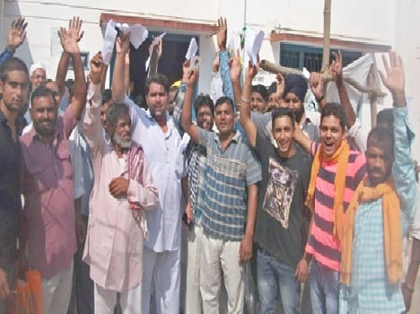 protest against voter list falt in bilashpur