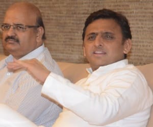 Akhilesh Yadv speaks over Cow issue.