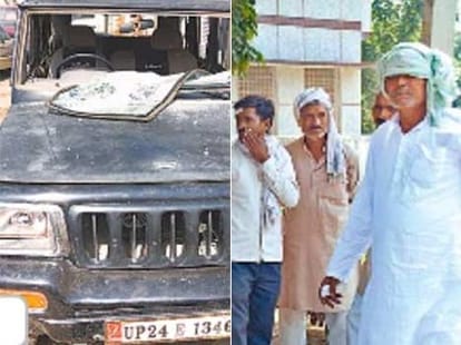 firing in badaun before panchayat election