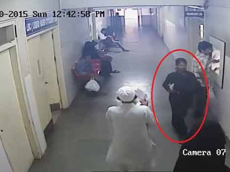 a women stolen 3-day-old boy