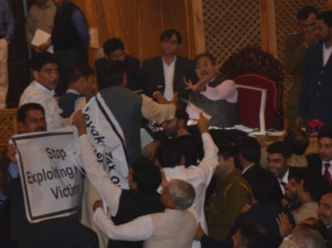 beef ban Issue rocks jammu and kashmir assembly