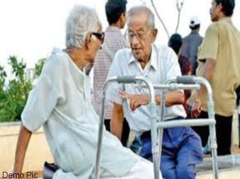 Old age home for senior citizens had approached.
