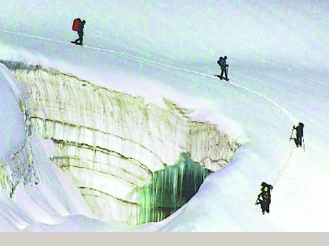 Indo-German team crossed the Pass Trail