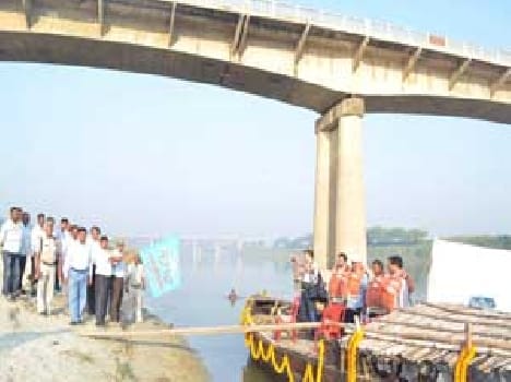 Dolphins in the Ganga started counting