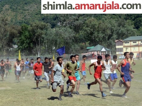 army recruitment rally in hamirpur.