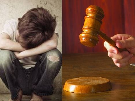 court order to minor accused to serve patients