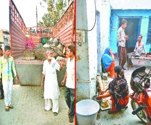 victim's family started to crimp goods from the village 