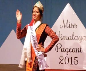 uttarakhand girl won miss himalayan contest.
