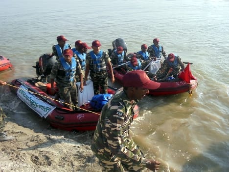 Palia went rafting team of SSB