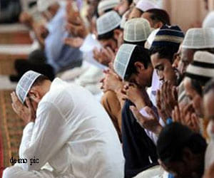 Mosque near locks hanging in homes, 20 families left the village