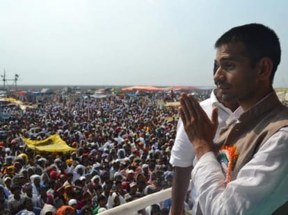 lalu tweets about his son's tej pratap who take wrong oath