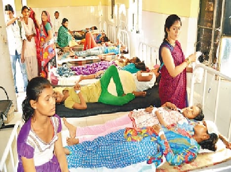 Kasturba Gandhi's five and sick students