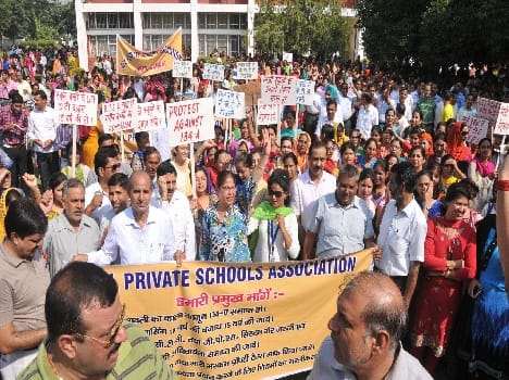375 schools were closed, affecting 2.5 million children's education