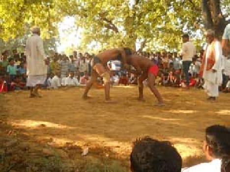 Cirque wrestling wrestlers showed stamina in