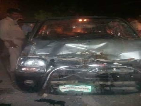 Five crushed the car out, two serious