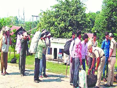 Nepali citizens returning to the country