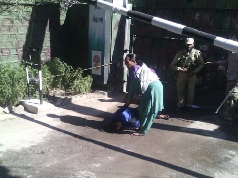 poonch people protest against police