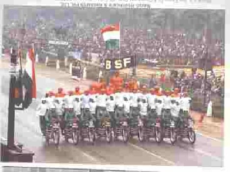 BSF brave bikers 'Dare Devils' will be the special display on 16-17