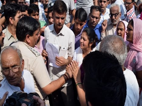 road jam after youth died in hospital