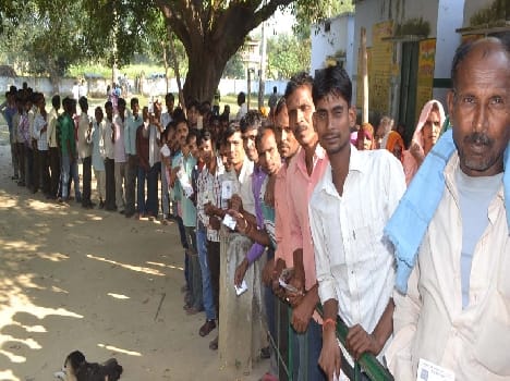Sporadic clashes between the 71.69 percent voting