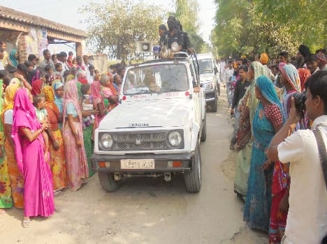 Voters in Lakshmipur lathicharged