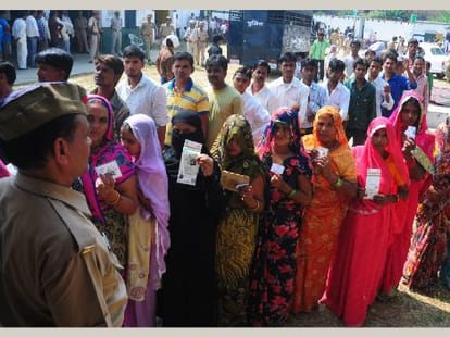 63 percent voting in first phase of Panchayat election of UP.