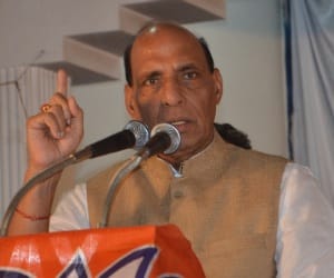 We have reduced cow trafficking says Rajnath Singh.