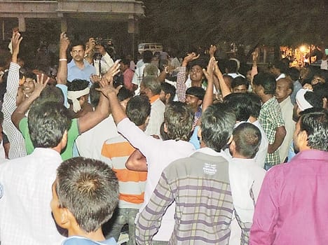 Spaiyon beat the BJP leader , head cracked