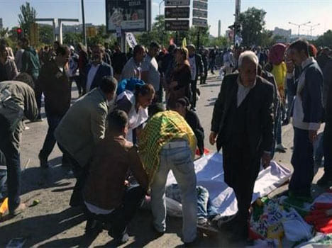 At least 20 killed in twin blast in Turkey's Ankara ahead of rally: Report