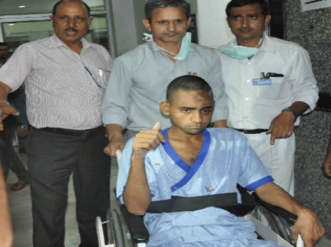 Danish admitted in Army hospital.