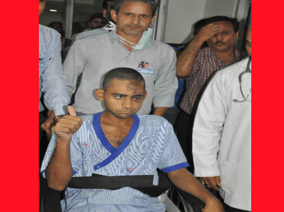Danish admitted in Army hospital.