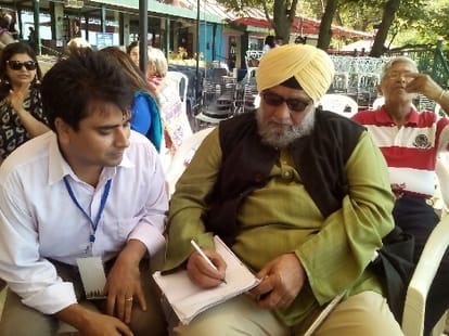 khushwant singh literary festival kasauli 2015.