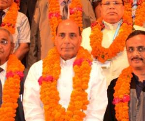 Rajnath Singh speaks over violence on the name of religion.