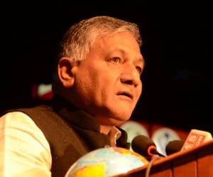 Cabinet minister V K Singh said to raise voice against inequality.