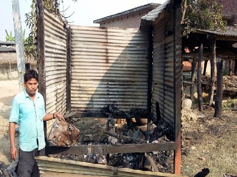 Shop fire Loss of millions
