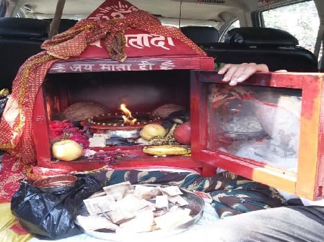 The sacred flame was Jwalaji
