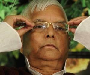 Lalu search political ground
