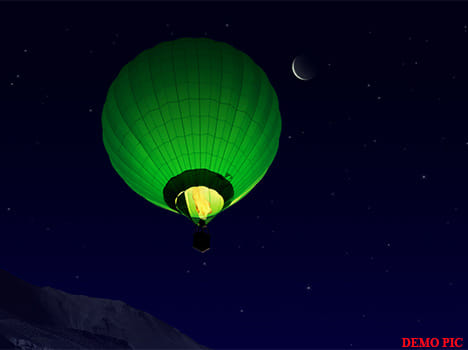 parachute landed in village of uttar pradesh