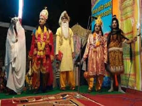 Joy at the birth of Lord Rama in Ayodhya dominated