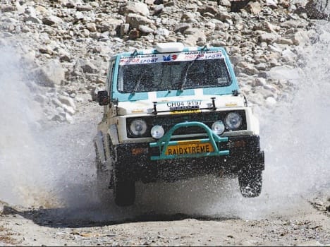 Suresh Rana dominates the third day in maruti suzuki raid the himalaya.