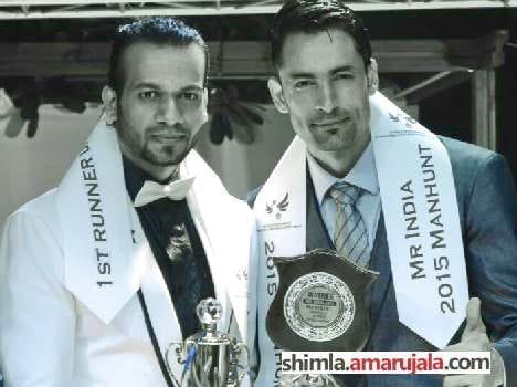 ravi thakur of shimla wins mr.india competietion.