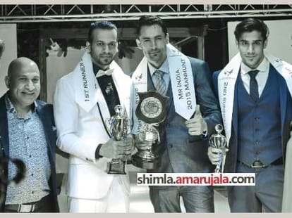 ravi thakur of shimla wins mr.india competietion.