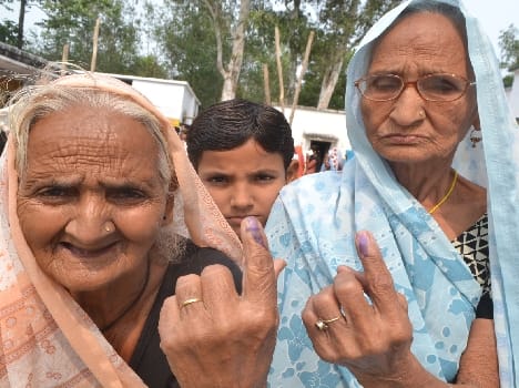 Voting in the elderly Also showing enthusiasm