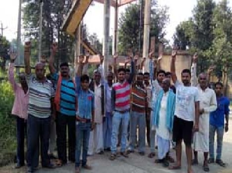 Protest for water 